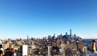 View of NYC from The Standard Hotel Rooftop