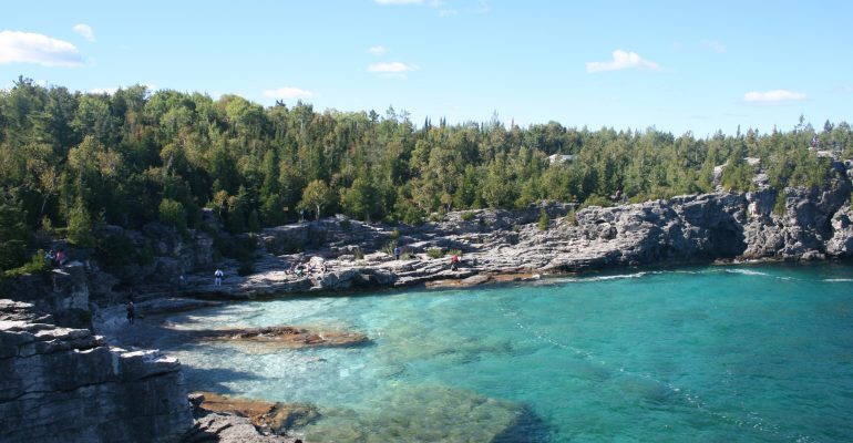the grotto tobermory ontario.
